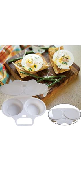 Kitchen Microwave Oven Round Shape Egg Steamer Cooking Mold Egg Poacher Kitchen gadgets Fried Egg Tool