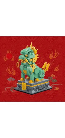 QMAN 2020NEW Ancient Chinese Classic Forbidden City Architectural Statue Building Block Sets Assembly Model Children Toy Gift