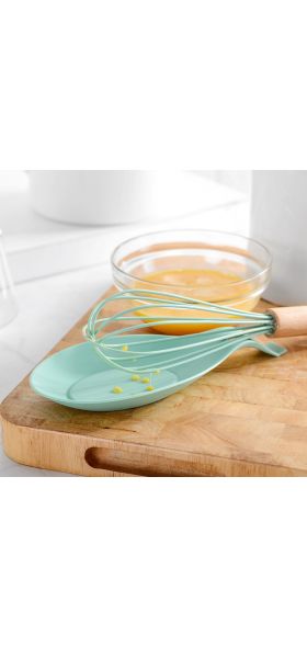 Silicone Insulation Spoon Rest Heat Resistant Placemat Drink Glass Coaster Tray Spoon Pad Eat Mat Pot Holder Kitchen Accessories