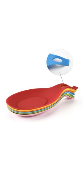 Silicone Insulation Spoon Rest Heat Resistant Placemat Drink Glass Coaster Tray Spoon Pad Eat Mat Pot Holder Kitchen Accessories