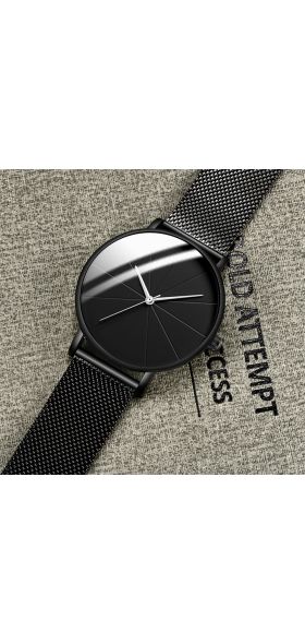 2020 Minimalist Men's Fashion Watches Simple Men Business Ultra Thin Stainless Steel Mesh Belt Quartz Watch reloj hombre