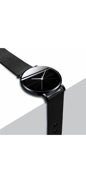 2020 Minimalist Men's Fashion Watches Simple Men Business Ultra Thin Stainless Steel Mesh Belt Quartz Watch reloj hombre