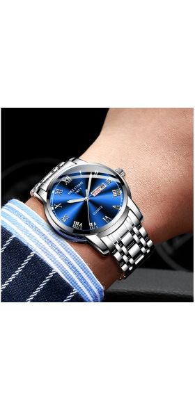 BELUSHI Fashion Ultra Thin Mens Watches Top Brand Luxury Quartz Watch Men Steel Mesh Waterproof Wrist Watch Relogio Masculino