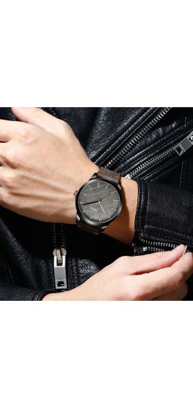 CURREN Luxury Brand Men Leather Sports Watches Men's Army Military Watch Man Big Dial Analog Quartz Clock Relogio Masculino