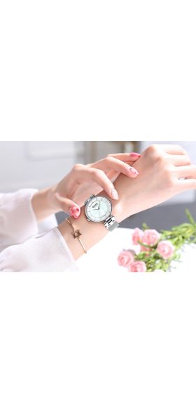 CURREN Watch Women Luxury Brand Ladies Dress Quartz Wristwatch Leather Waterproof Female Watches Girl Clock Relogio Feminino