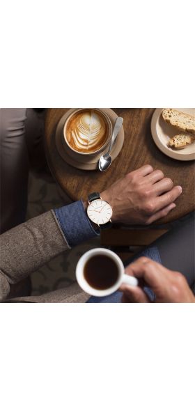 Dropshipping High Quality Rose Gold Dial Watch Men Leather Waterproof Wristwatch Women Dress Fashion Japan Quartz Movement Saat