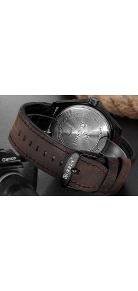 Luxury Watch Brand CURREN Men Military Sports Watches Men's Quartz Date Clock Man Casual Leather Wrist Watch Relogio Masculino
