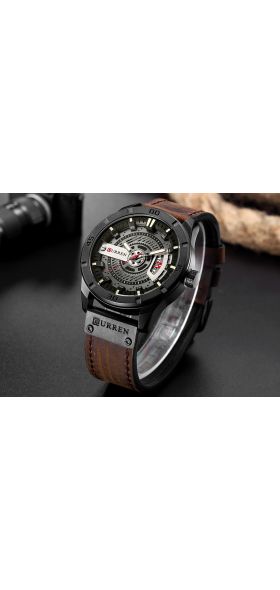 Luxury Watch Brand CURREN Men Military Sports Watches Men's Quartz Date Clock Man Casual Leather Wrist Watch Relogio Masculino