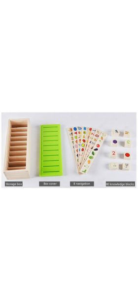 Mathematical Knowledge Classification Cognitive Matching Kids Montessori Early Educational Learn Toy Wood Box Gifts for Children
