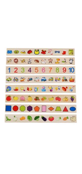 Mathematical Knowledge Classification Cognitive Matching Kids Montessori Early Educational Learn Toy Wood Box Gifts for Children