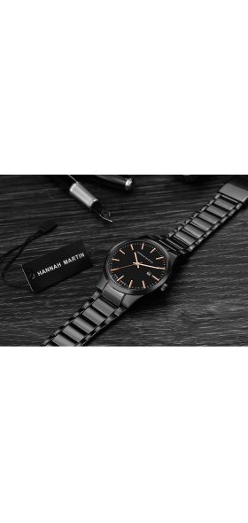 Men Watch Top Brand Luxury Calendar Stainless Steel Quartz Fashion Business Full Black Waterproof Watches Relogio Masculino