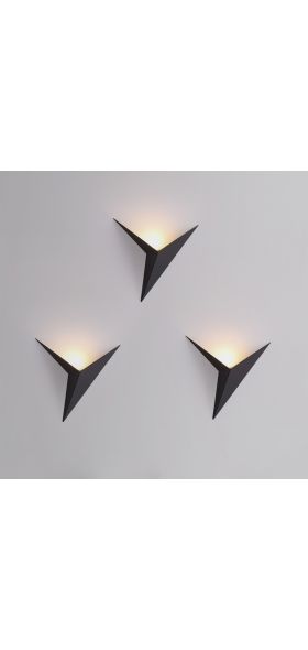 Modern minimalist triangle shape LED Wall Lamps  Nordic style Indoor Wall Lamps Living Room Lights 3W AC85-265V Simple Lighting