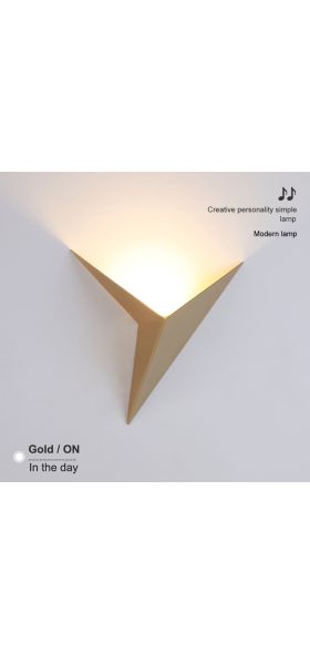 Modern minimalist triangle shape LED Wall Lamps  Nordic style Indoor Wall Lamps Living Room Lights 3W AC85-265V Simple Lighting