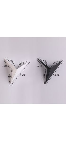 Modern minimalist triangle shape LED Wall Lamps  Nordic style Indoor Wall Lamps Living Room Lights 3W AC85-265V Simple Lighting