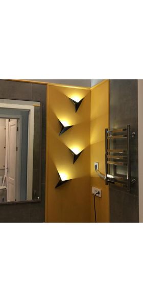 Modern minimalist triangle shape LED Wall Lamps  Nordic style Indoor Wall Lamps Living Room Lights 3W AC85-265V Simple Lighting