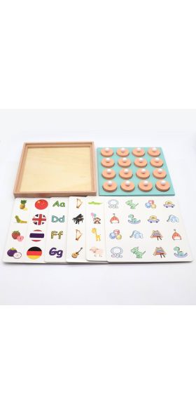 Montessori Memory Match Chess Game 3D Puzzles Wooden Early Educational Family Party Casual Interaction Game Toy For Children Kid