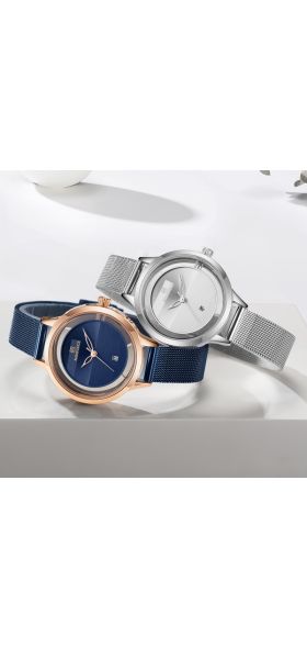 NAVIFORCE Women Watch Top Brand Luxury Ladies Fashion Simple Stainless Steel Quartz Watches Female Waterproof Date Wristwatch