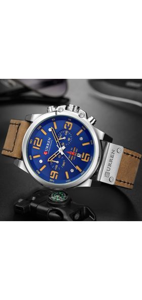 Newest 2018 Men Watches CURREN Top Brand Luxury Quartz Mens Wristwatches Leather Military Date Male Clock Relogio Masculino