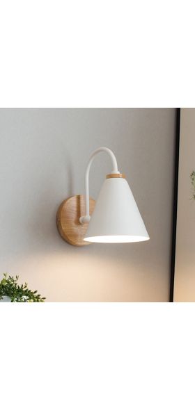 wooden wall lights bedside wall lamp bedroom wall light sconce for kitchen restaurant modern wall lamp Nordic macaroon sconces