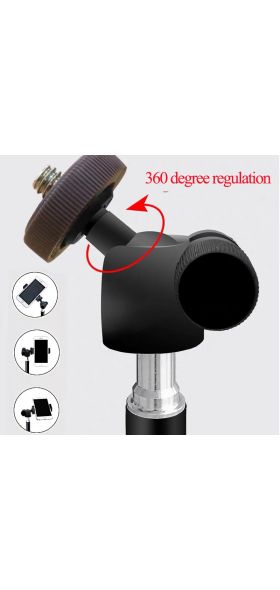 1.2/1.6/2.1m Portable Aluminum Phone DSL Camera live tripod stand Mount Digital Camera Tripod Support LED Ring light for iPhone