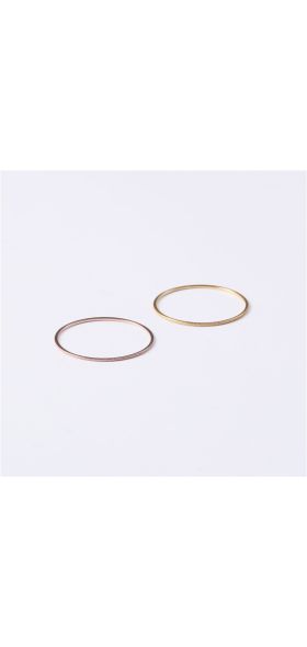 1pc Thin 1mm Minimalism Promotion Titanium Steel Rose Gold Color Anti-allergy Smooth Wedding Ring Woman Man Fashion Jewelry