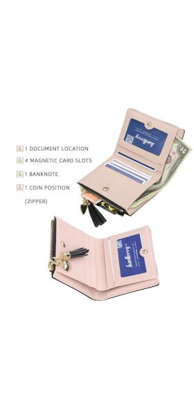 2021 Tassel Women Wallet Small Cute Wallet Women Short Leather Women Wallets Zipper Purses Portefeuille Female Purse Clutch