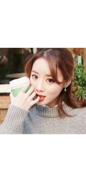 925 Sterling Silver Fresh Sweet Branch Leaf Temperament Personality Fashion Female Trendy Resizable Opening Rings SRI025