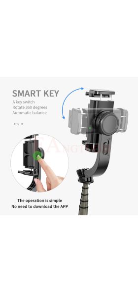 FANGTUOSI Bluetooth Handheld Gimbal Stabilizer Mobile Phone Selfie Stick Holder Adjustable Selfie Stand For iPhone/Huawei