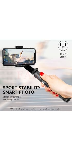 FANGTUOSI Bluetooth Handheld Gimbal Stabilizer Mobile Phone Selfie Stick Holder Adjustable Selfie Stand For iPhone/Huawei