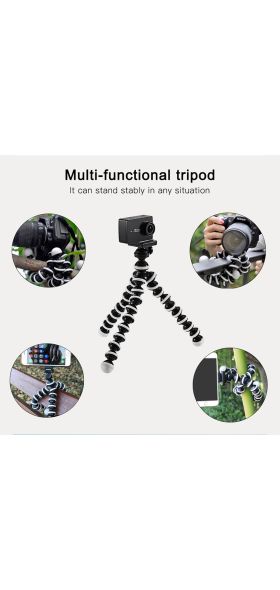 Jumpflash Octopus Mini Tripod Bracket Portable Flexible Smartphone Clip Holder Camera Stent Smartphone Tripods Foldable Desktop