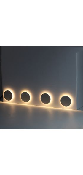 Led Wall Lamp Aluminum Indoor Outdoor IP67 Waterproof Wall Light  Recessed Stair Bedroom Bathroom Corridor Wall Sconce DC12-24V