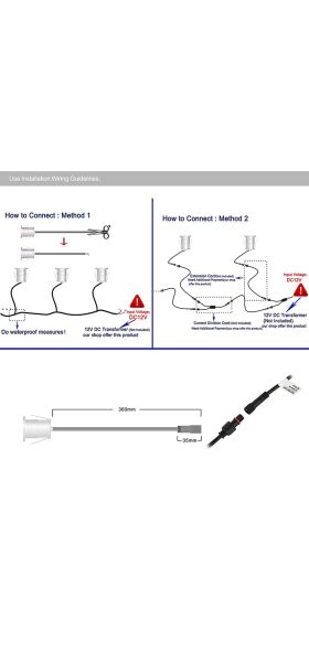 Led Wall Lamp Aluminum Indoor Outdoor IP67 Waterproof Wall Light  Recessed Stair Bedroom Bathroom Corridor Wall Sconce DC12-24V
