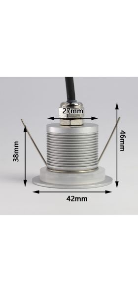 Led Wall Lamp Aluminum Indoor Outdoor IP67 Waterproof Wall Light  Recessed Stair Bedroom Bathroom Corridor Wall Sconce DC12-24V