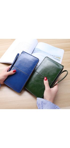 New Fashion Women Office Lady PU Leather Long Purse Clutch Zipper Business Wallet Bag Card Holder Big Capacity Wallet