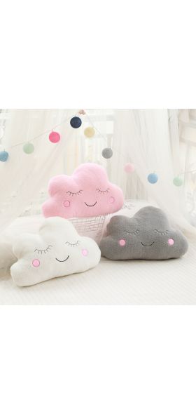 New Stuffed Cloud Moon Star Raindrop Plush Pillow Soft Cushion Cloud Stuffed Plush Toys For Children Baby Kids Pillow Girl Gift