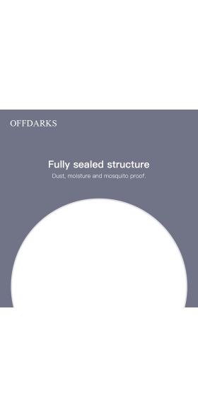 OFFDARKS LED ceiling light 5000 K natural white 12W/24W/36W, recessed ceiling lamp for bedroom, corridor, kitchen