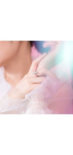 Real 925 Sterling Silver Cute tail moonstone Personality Adjustable Ring Fine Jewelry For Women Party Elegant Accessories