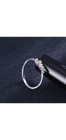 Stylish Fashion Women Ring Finger Jewelry Rose Gold /Sliver /Gold Color Rhinestone Crystal Opal Rings 6/7/8/9 Size Hot Sale