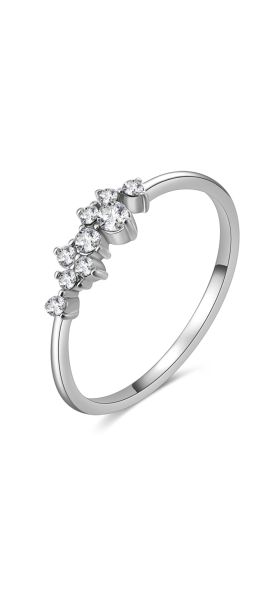 Stylish Fashion Women Ring Finger Jewelry Rose Gold /Sliver /Gold Color Rhinestone Crystal Opal Rings 6/7/8/9 Size Hot Sale