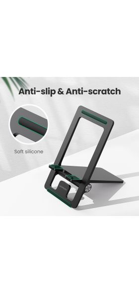 Ugreen Cell Phone Stand for Desk Adjustable Phone Holder Dock for iPhone 11 Pro Max XS XR 8 7 Foldable Mobile Phone Holder Stand