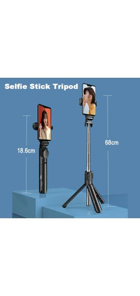 Universal Bluetooth Selfie Stick Tripod for iPhone 12 Samsung Xiaomi Huawei Monopod Selfie Shutter