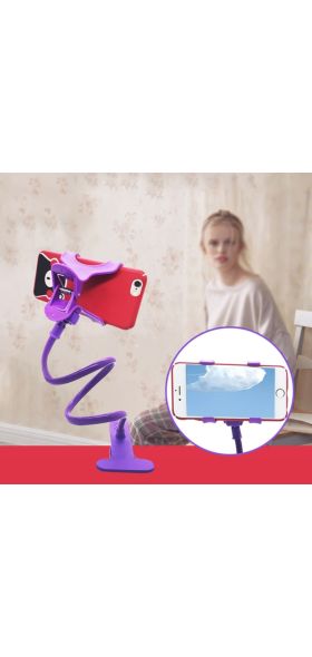 Universal Lazy Holder Arm Flexible Mobile Phone Stand Stents Holder Bed Desk Table Clip Gooseneck Bracket for Phone Muti Colors
