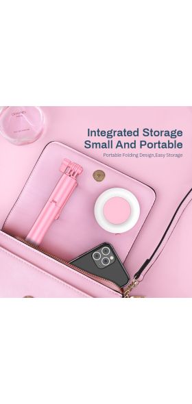 Wireless Bluetooth Selfie Stick with Led Ring Light Foldable Tripod Monopod For iPhone Xiaomi Huawei Samsung Android Live Tripod