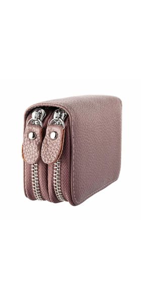 Womens Wallets Purses Multifunctional Female Design Women's Genuine Leather RFID Secure Zipper Credit Card Holder