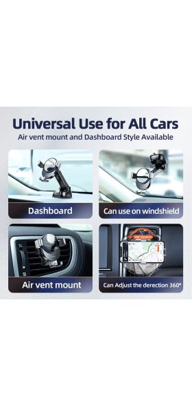 15W Qi Car Phone Holder Wireless Charger Car Mount Intelligent Infrared for Air Vent Mount car charger wireless For iPhone12 pro