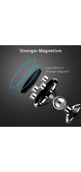 Cafele Magnetic Holder for Phone in Car Phone Holder Stand Aluminum Alloy Universal Car Mobile Phone Holder Stand