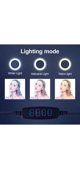 Dimmable LED Selfie Ring Fill Light Phone Camera Led Ring Lamp With Tripod For Makeup Video Live Aro De Luz Para Hacer Tik Tok