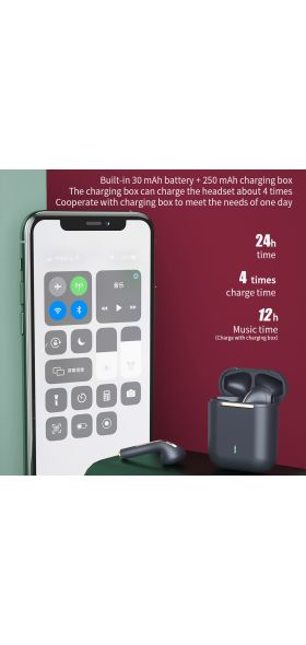 Essager J18 TWS Bluetooth Headphones Stereo True Wireless Headset Earbuds In Ear Handsfree Earphones Ear Buds For Mobile Phone