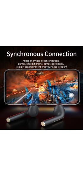 Essager J18 TWS Bluetooth Headphones Stereo True Wireless Headset Earbuds In Ear Handsfree Earphones Ear Buds For Mobile Phone