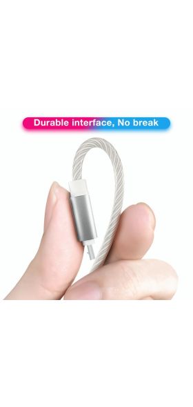 Glowing Cable Mobile Phone Charging Cables LED light Micro USB Type C Charger For Samsung Xiaomi iPhone Charge Wire Cord